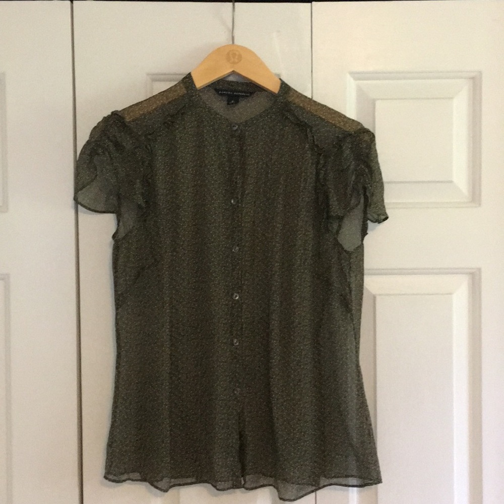 Banana Republic sheer blouse.